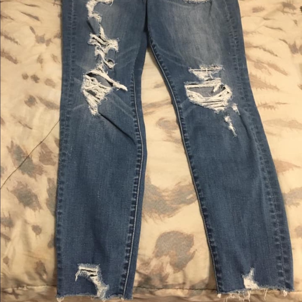 American Eagle Jegging high rise, destroyed- NEW